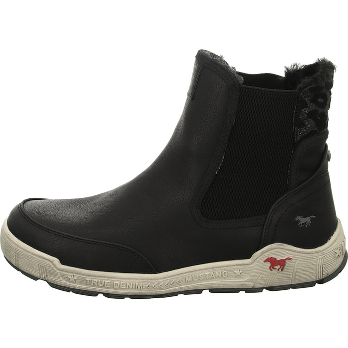 MUSTANG Schlupf-/Reißverschlußstiefelette Warmfutter bis 35mm Absatz (casual) - SchuhEggers.de