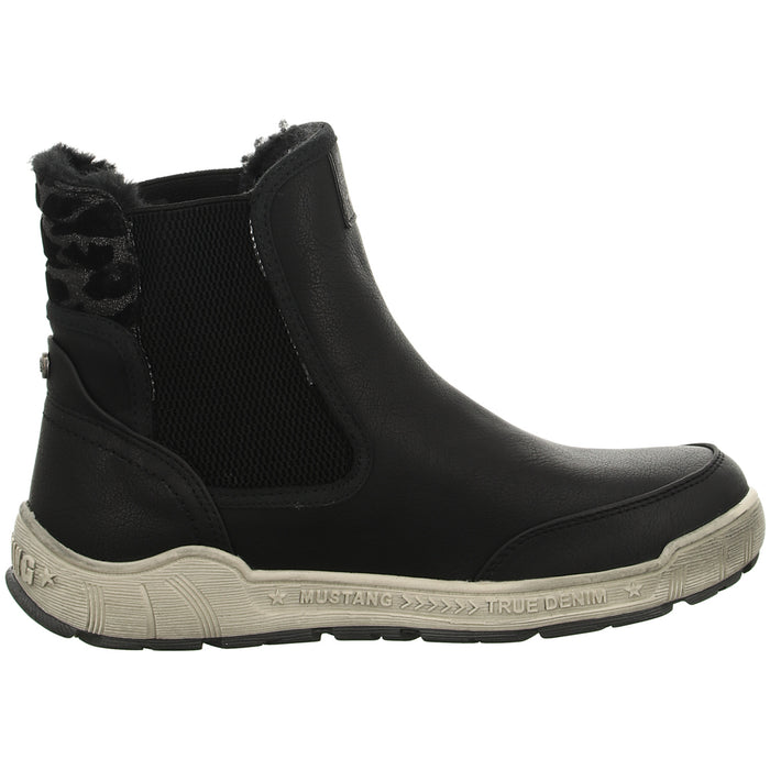 MUSTANG Schlupf-/Reißverschlußstiefelette Warmfutter bis 35mm Absatz (casual) - SchuhEggers.de