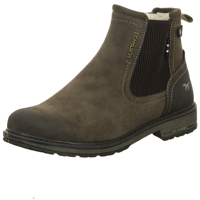 MUSTANG Schlupf/Reißverschlußstiefelette Warmfutter Freizeit (Casual) - SchuhEggers.de